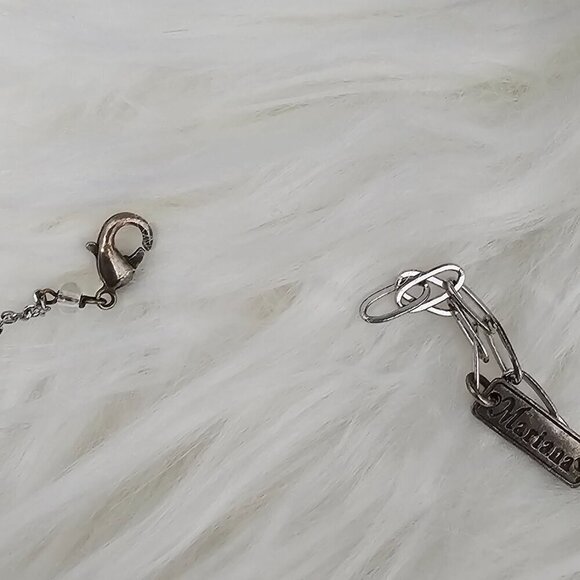 Mariana Guardian Angel Rhodium Pendant Swarovski Crystal Necklace - Picture 7 of 8